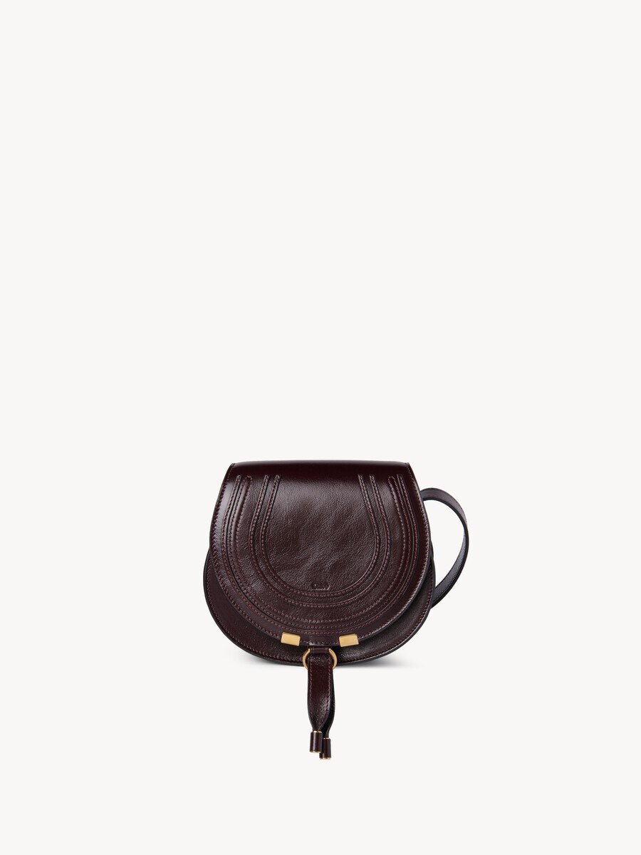 Small Marcie saddle bag in shiny leather - 2
