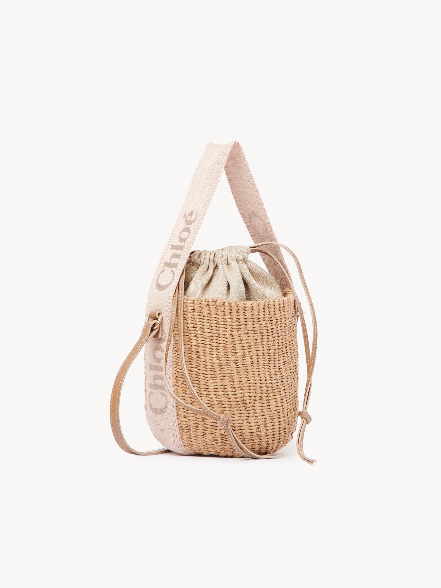 Small Woody basket in natural fibers - 2