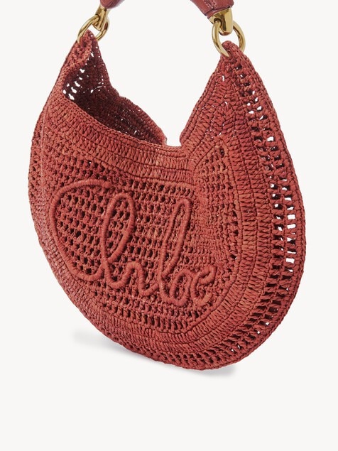 Summer Banana hobo bag in raffia