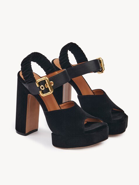 Aria platform sandal