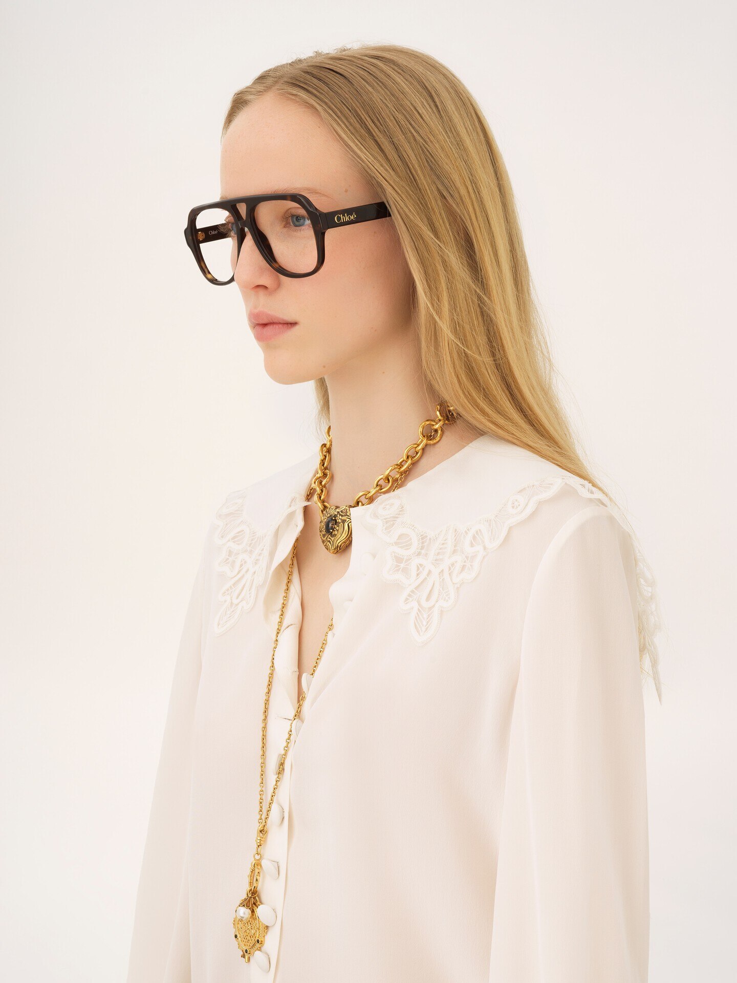 Chloé aviator eyeglasses - 7