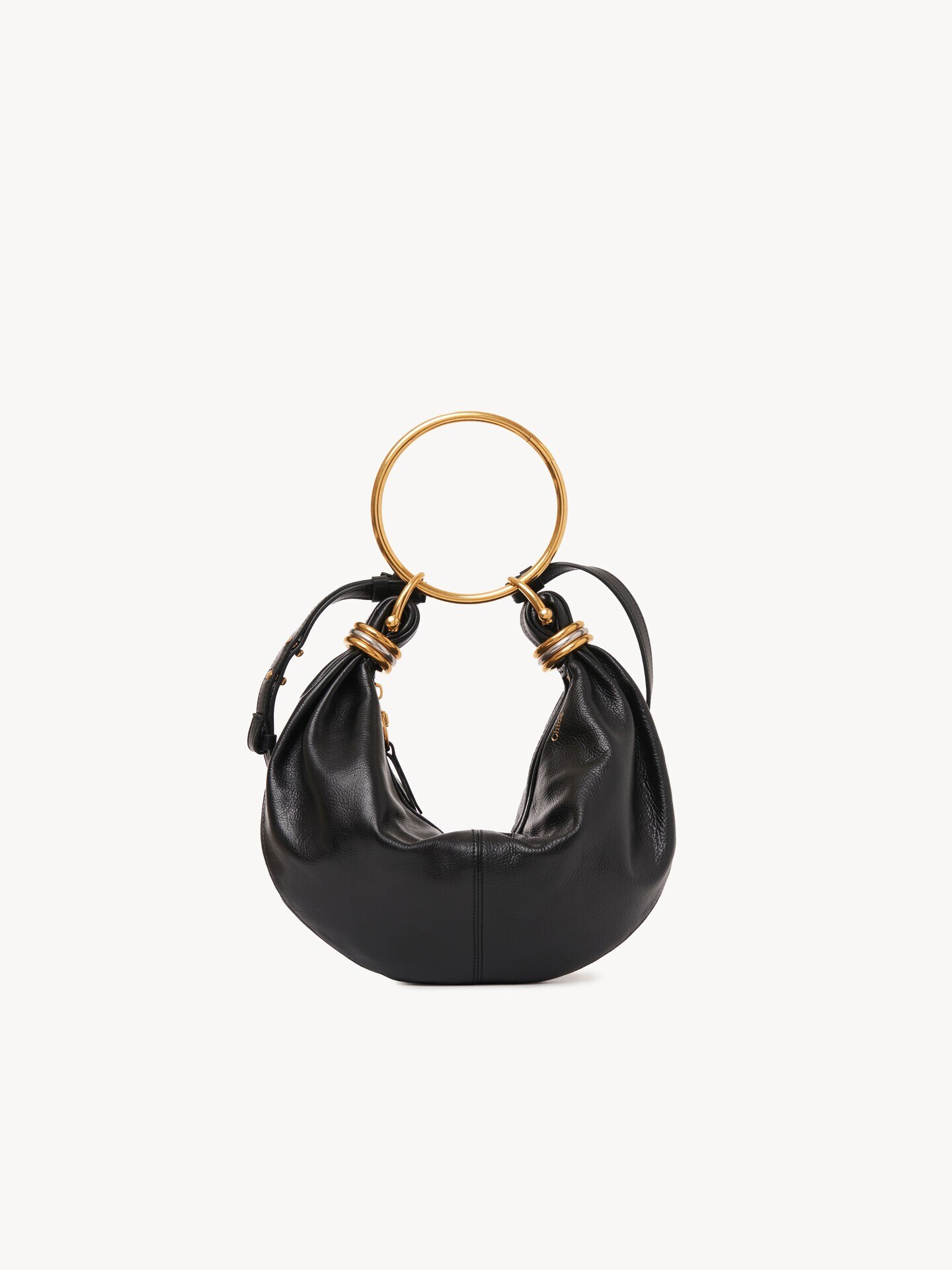 Bolso hobo Bracelet peque&ntilde;o de cuero granulado - 2