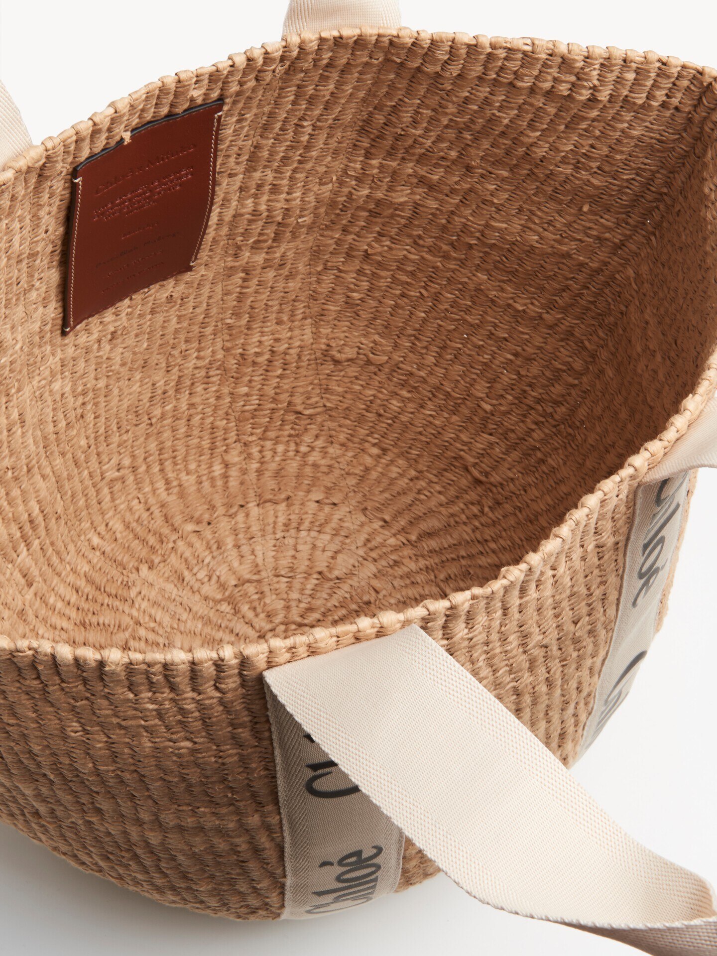 Large Woody basket in natural fibers - 7