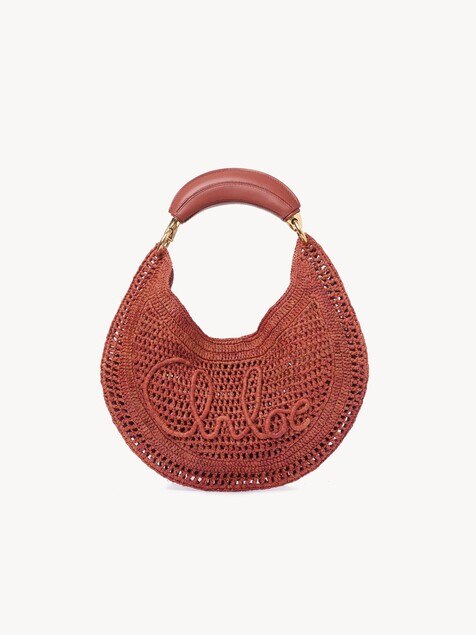 Bolso hobo Summer Banana de rafia