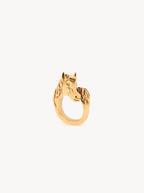 Anillo Chlo&eacute; Chain Horse Toi et Moi