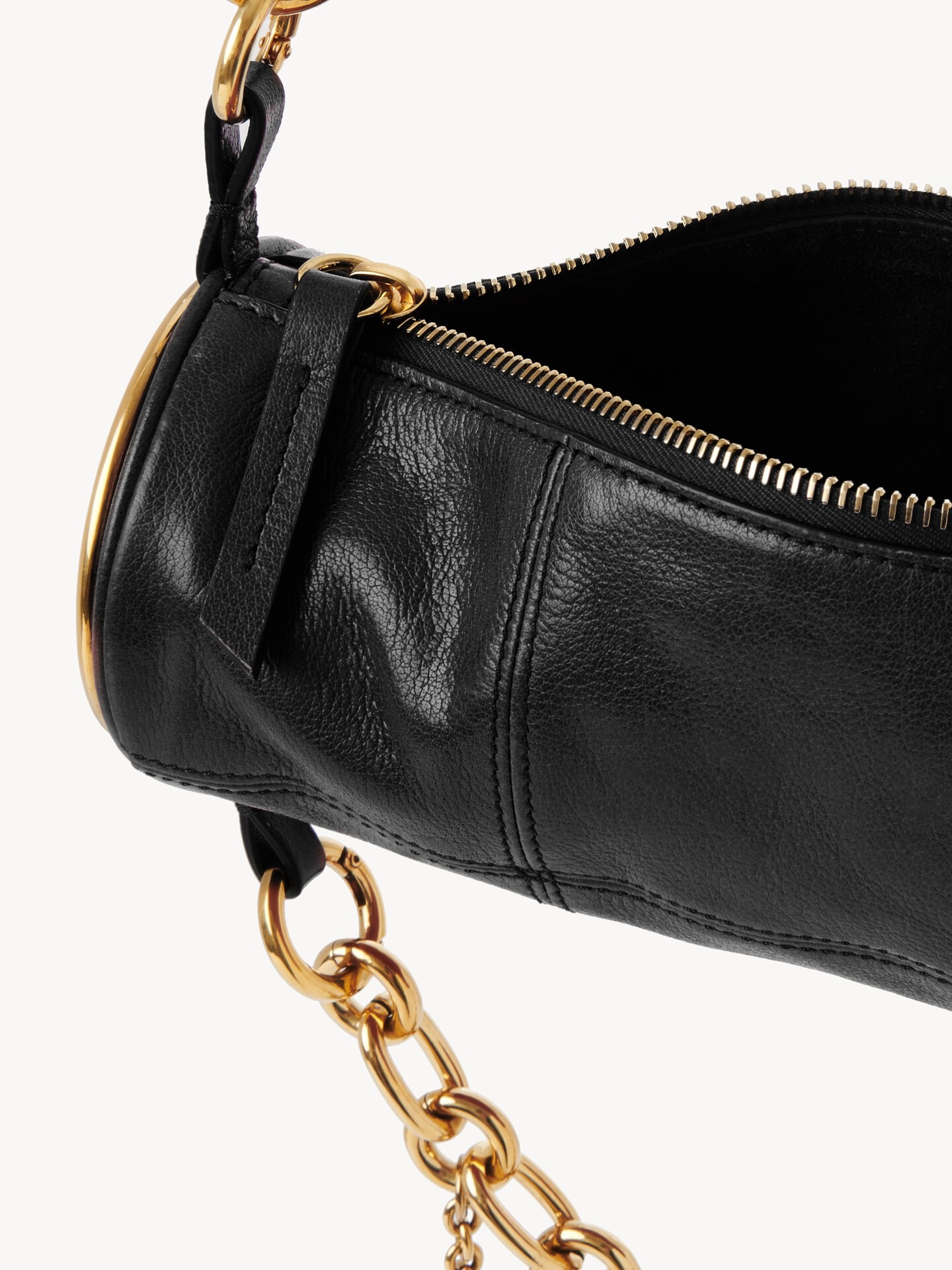 Château Treasures shoulder bag in grained leather - 6