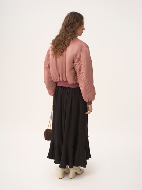 Bomber jacket in nylon