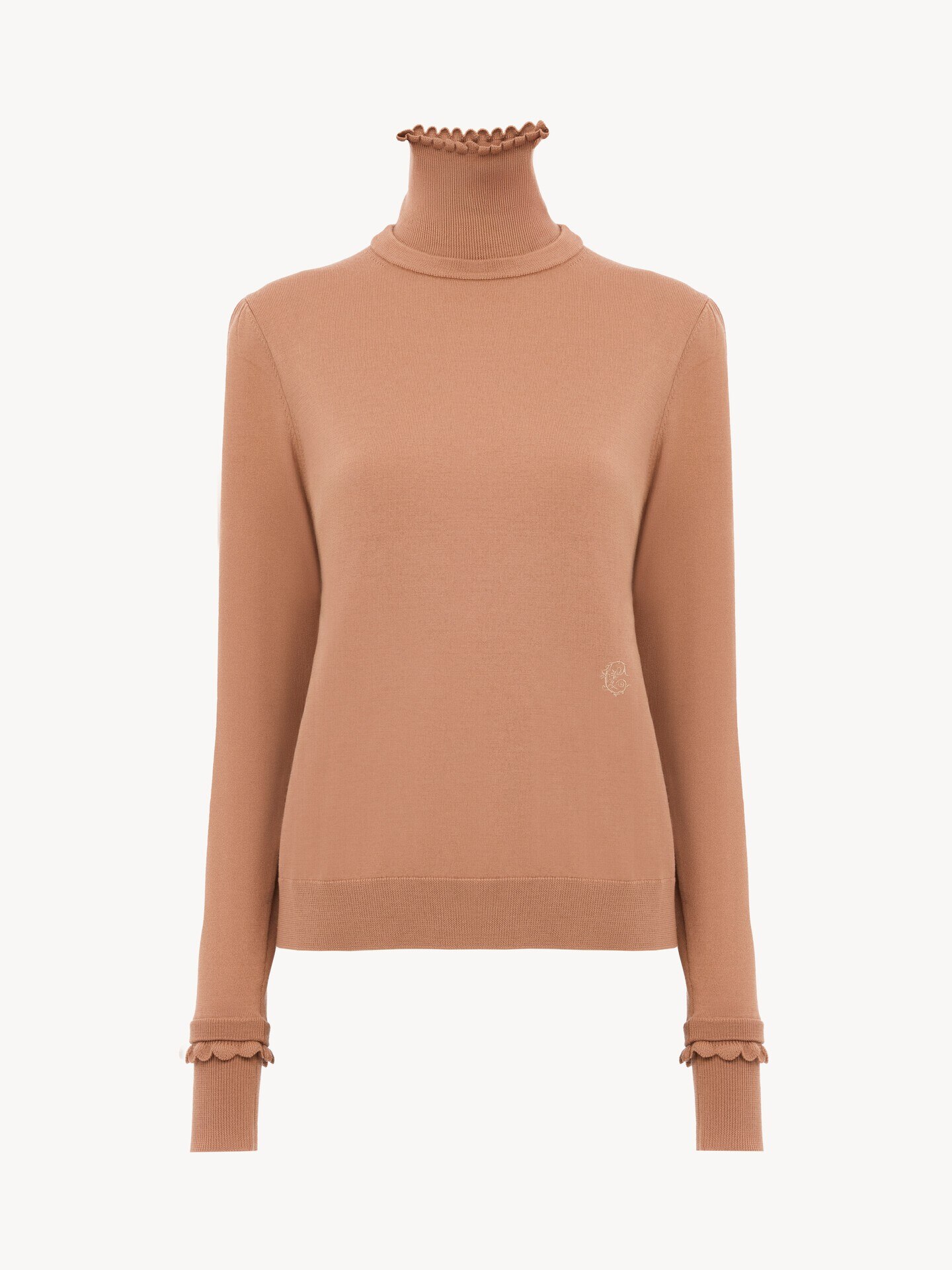 Turtleneck sweater in a merino wool knit - 2
