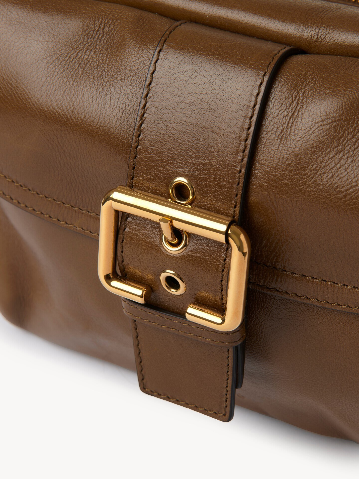 Camera bag in shiny leather - 7