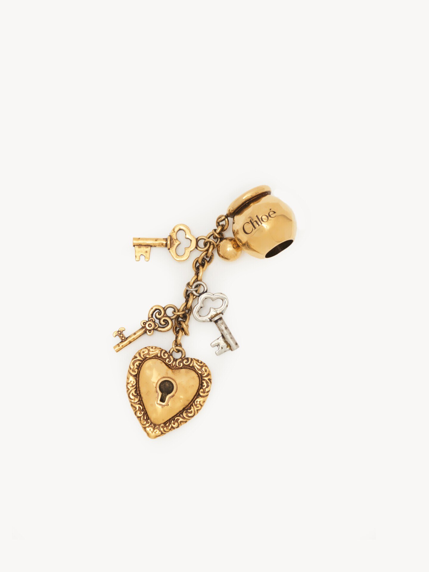 Charm Sphere Key Dice para Bracelet bag de lat&oacute;n - 2