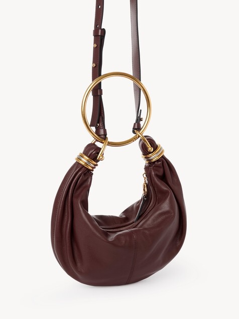 Bracelet Hobo bag peque&ntilde;o de cuero granulado