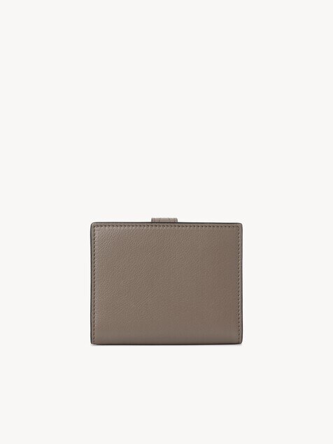 Paddington square wallet in grained leather