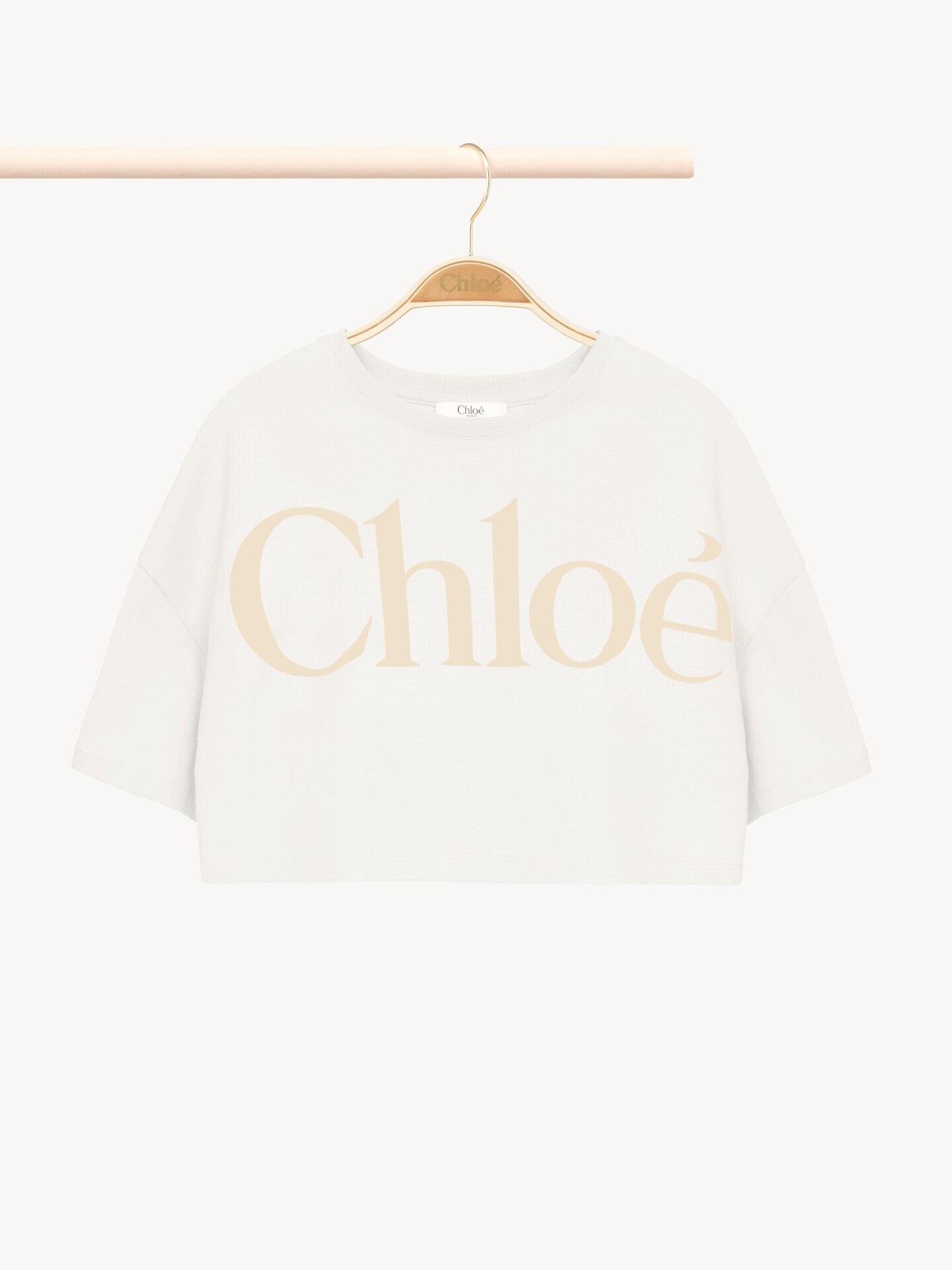 Camiseta cropped con logotipo infantil - 2