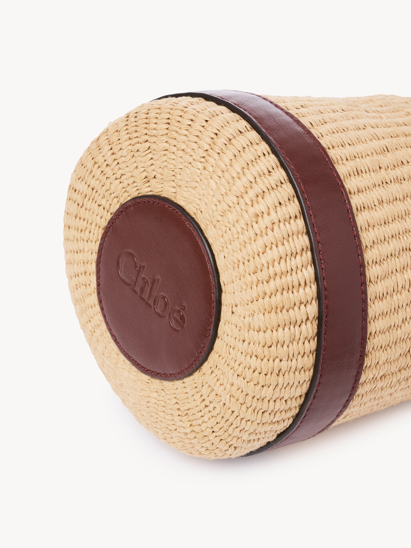 Chlo&eacute; Charms basket bag in natural fibres - 7