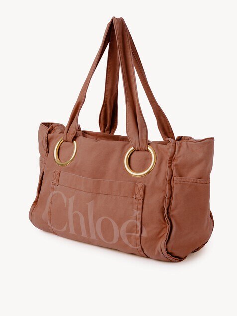 Large Chloé Plage tote bag in cotton