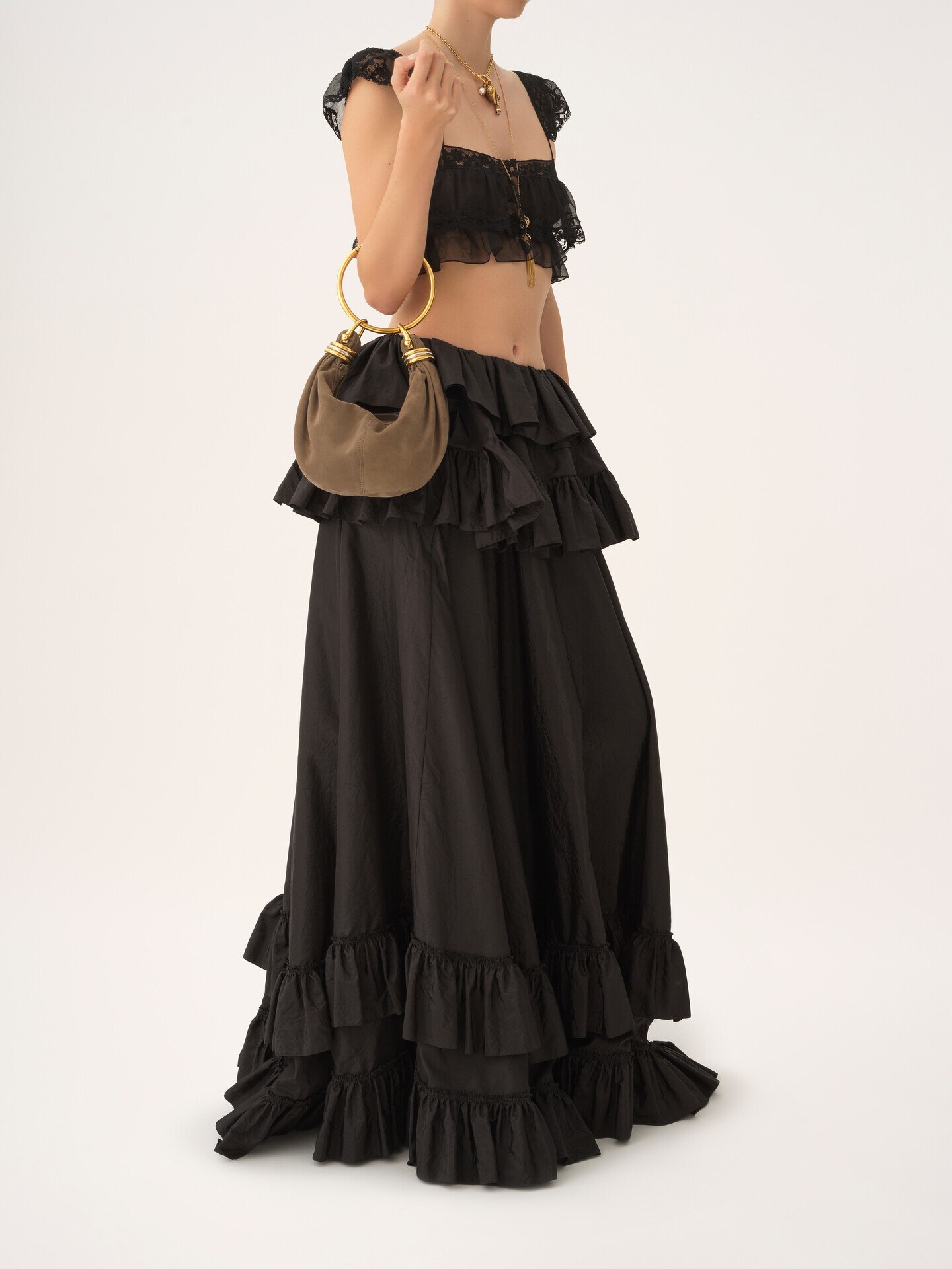 Mini Bracelet Hobo bag de ante - 10