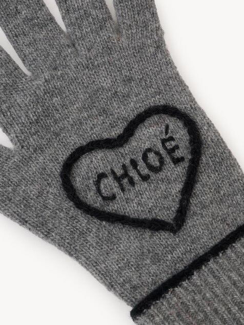 Guantes Chlo&eacute; Encoeur de lana y cachemira