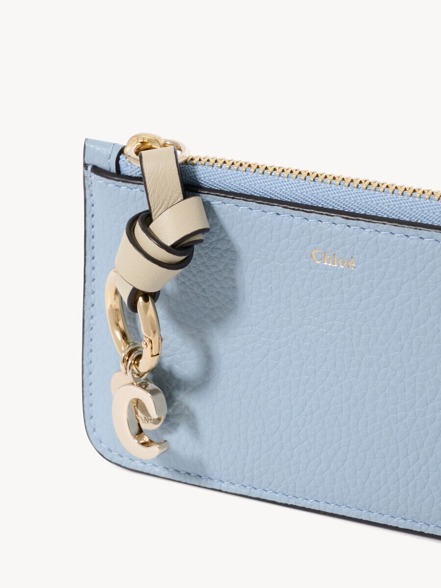 Alphabet wallet in grained leather - 6