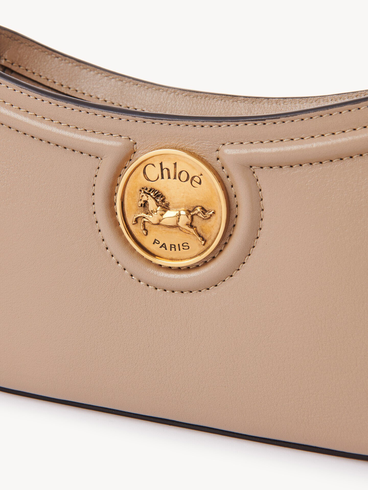 Horse Medal shoulder bag in grained leather - 7