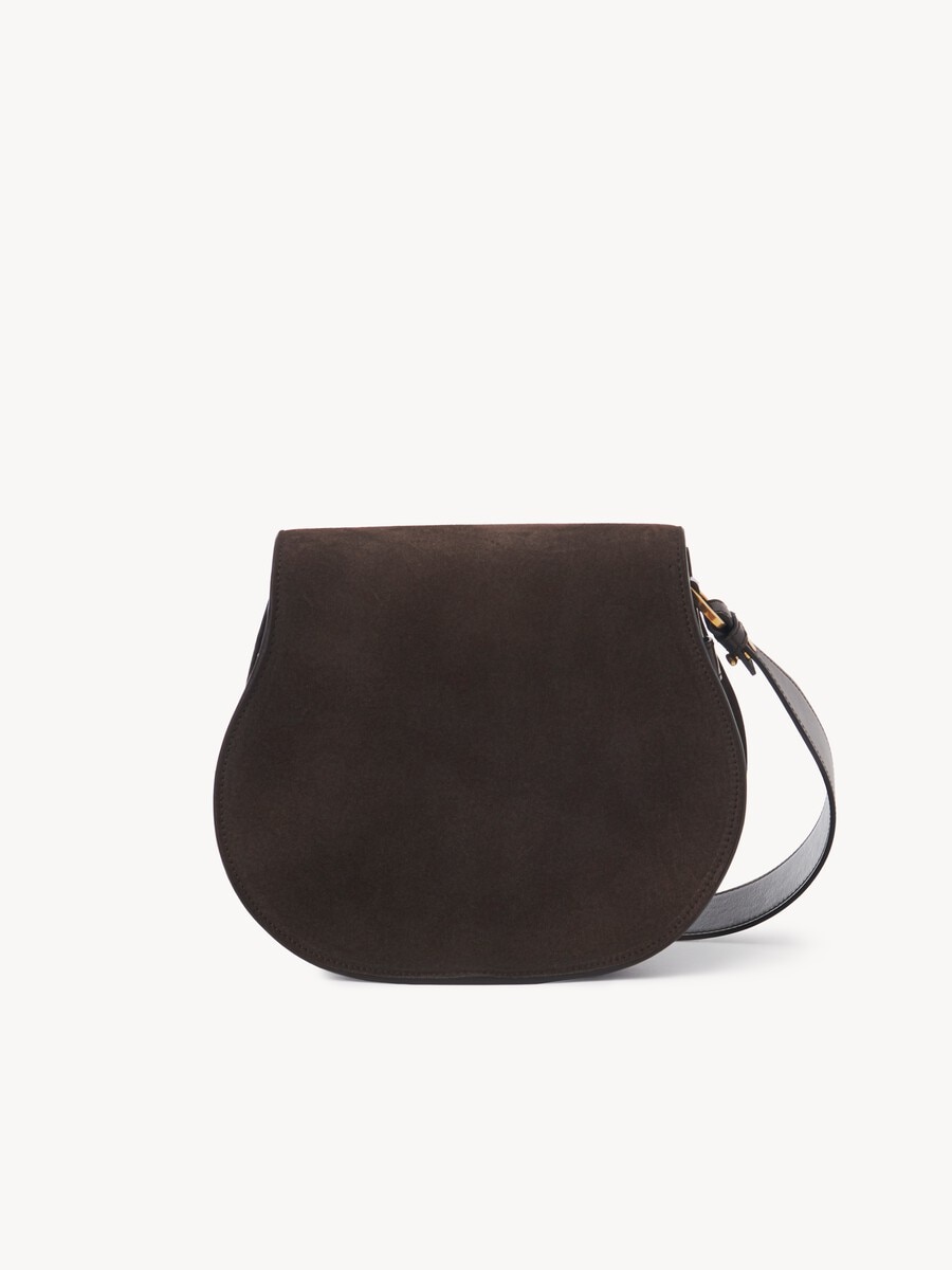 Marcie saddle bag in suede leather - 5