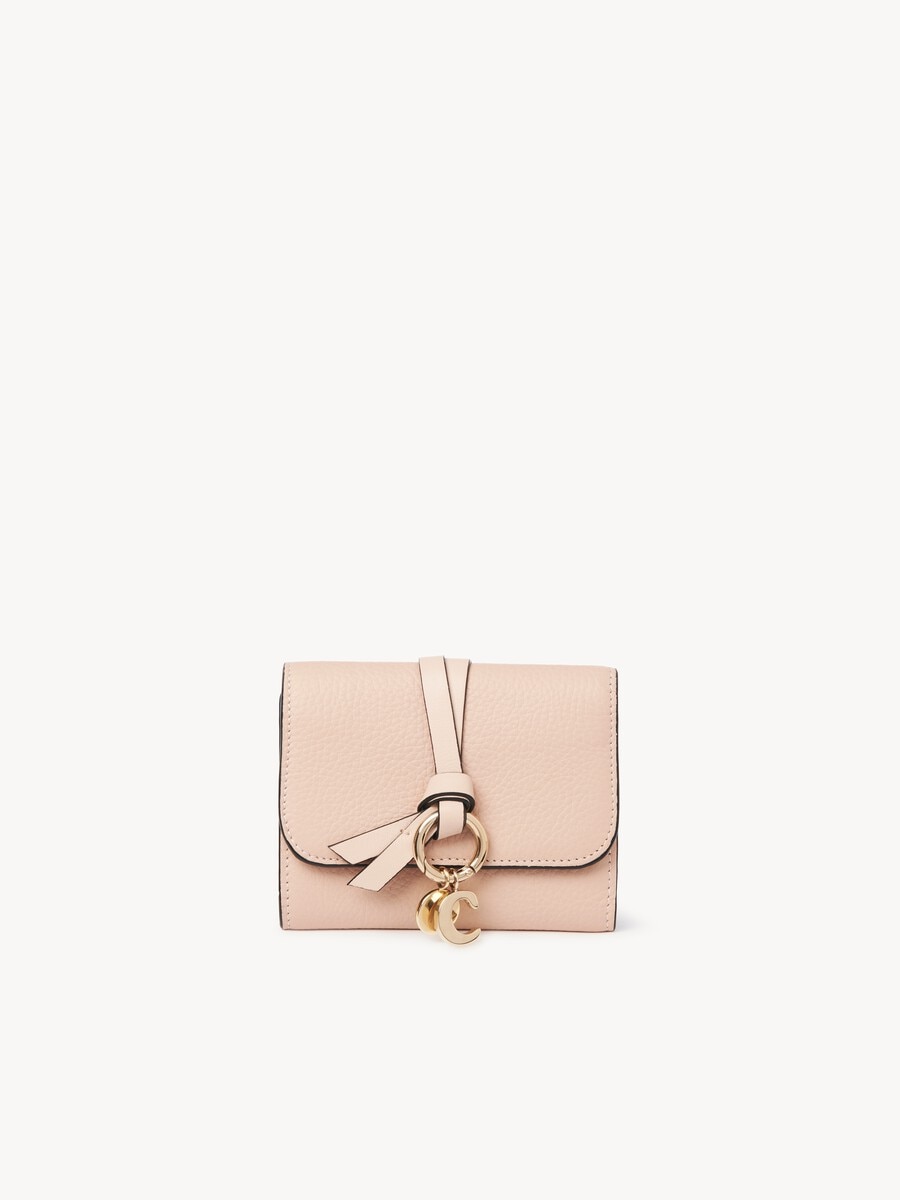 Small Alphabet tri-fold in grained leather - 2