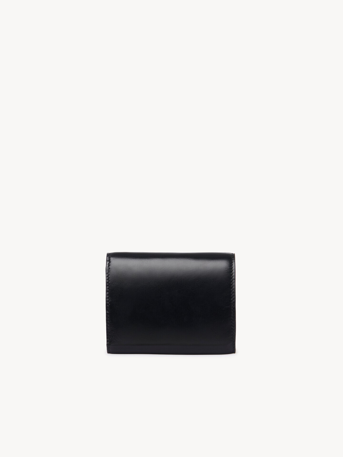 Small Chloé Iconic tri-fold with coin pocket in shiny leather - 4