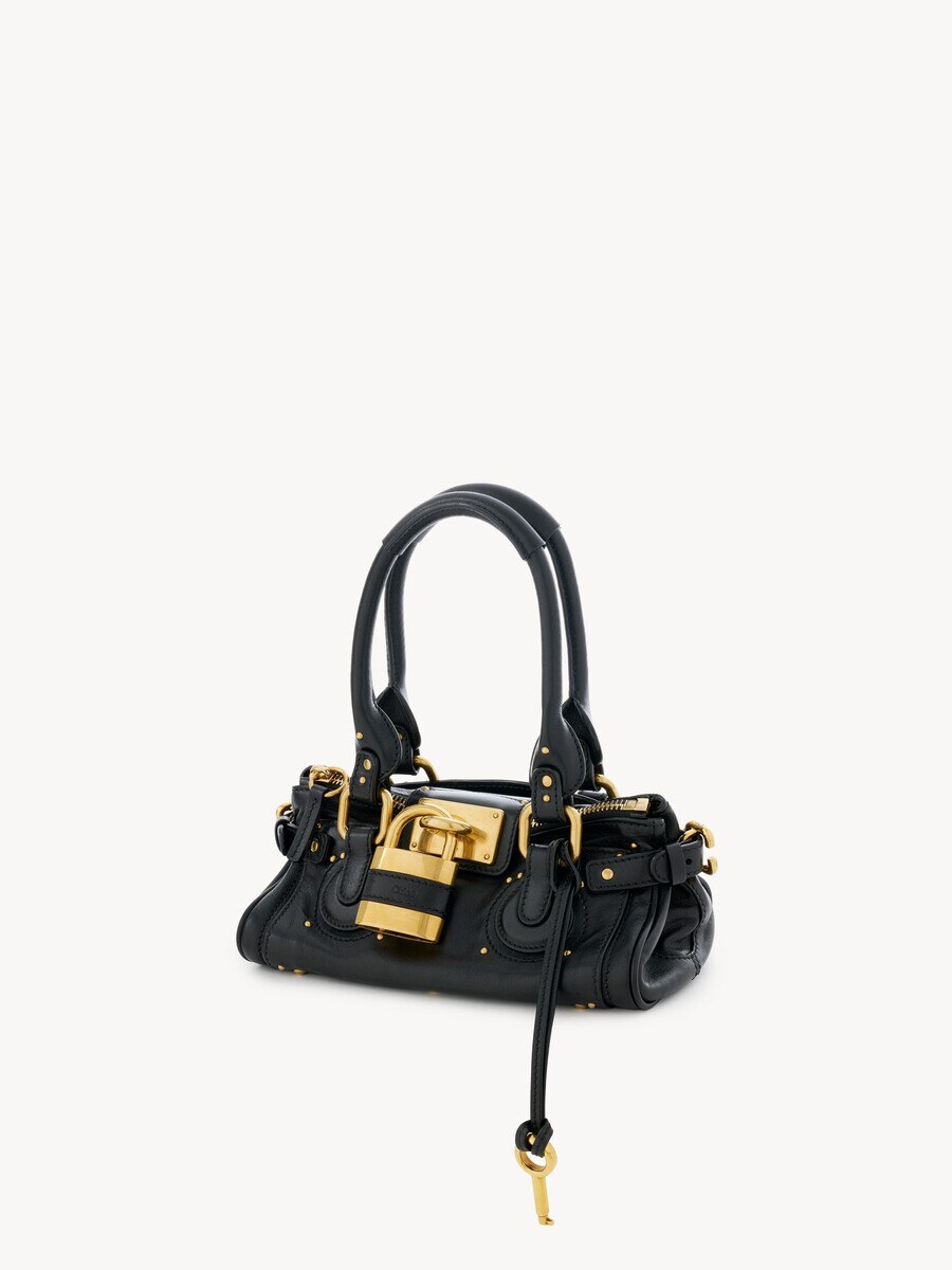 Small Paddington bag in grained leather - 4