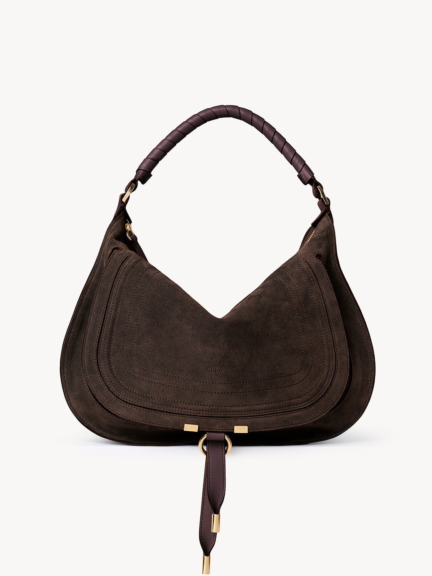 Marcie shoulder bag in suede leather - 2