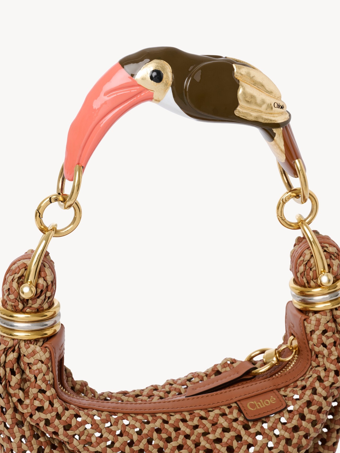 Small Bracelet Hobo bag in braided leather - 7