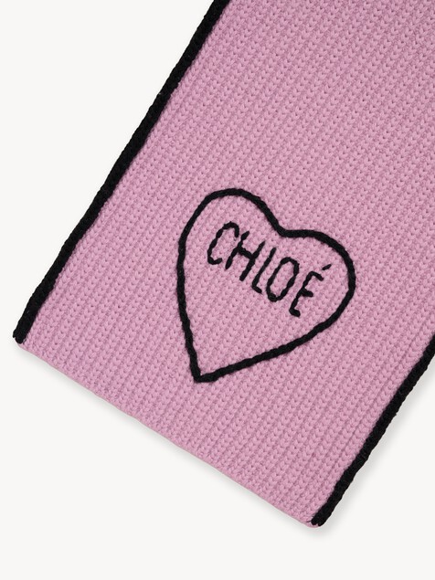Bufanda Chlo&eacute; Encoeur de lana y cachemira