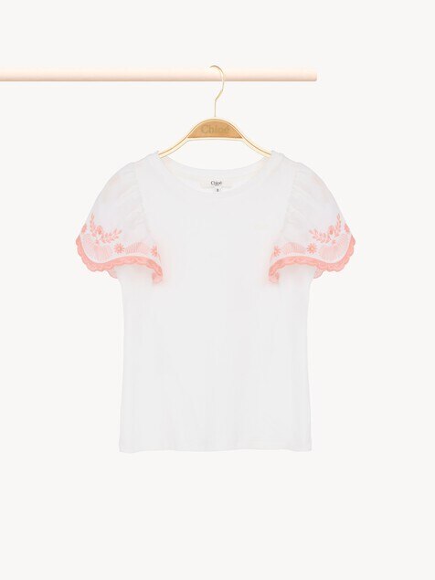 Camiseta bordada infantil