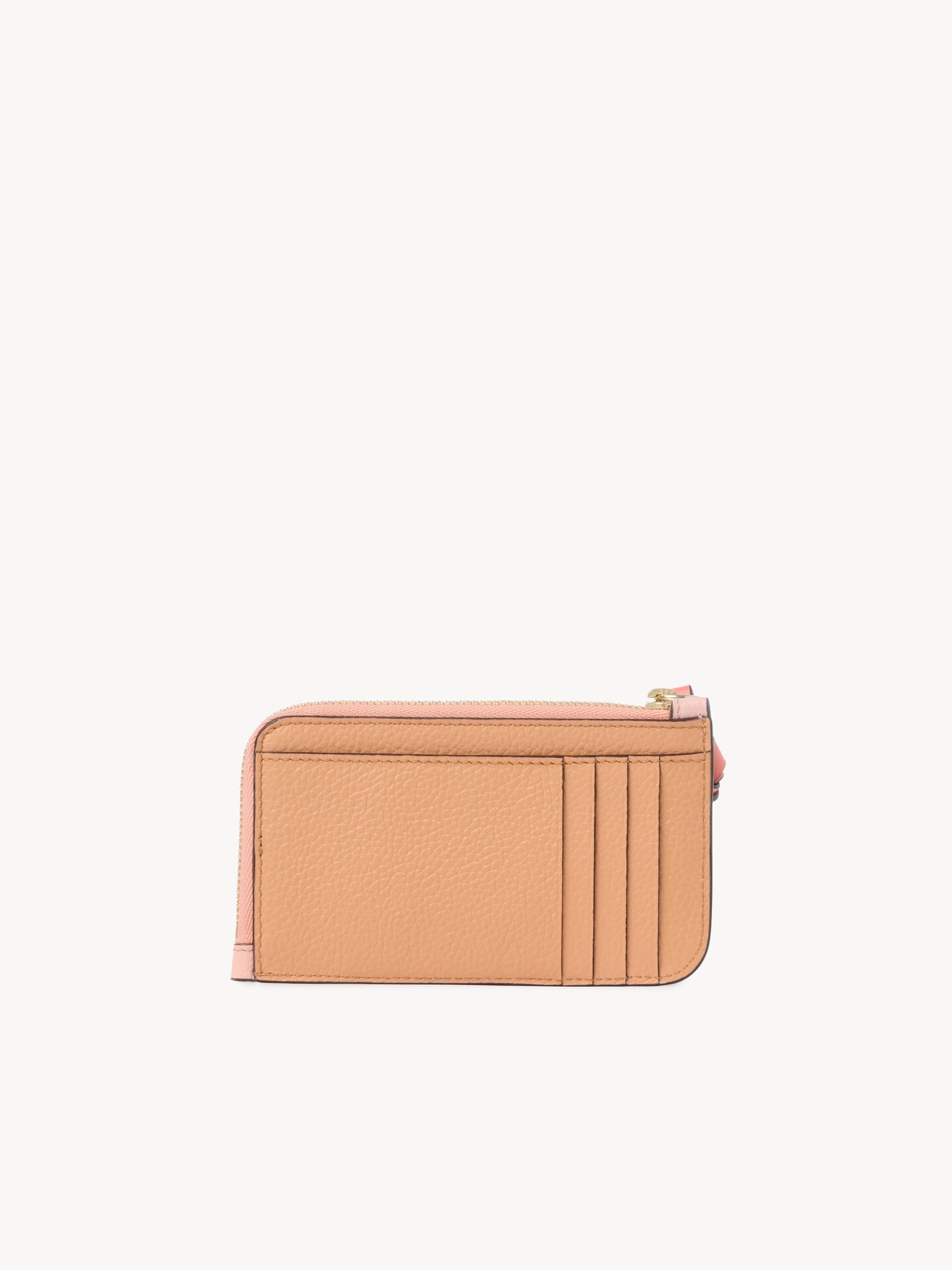 Alphabet wallet in grained leather - 4