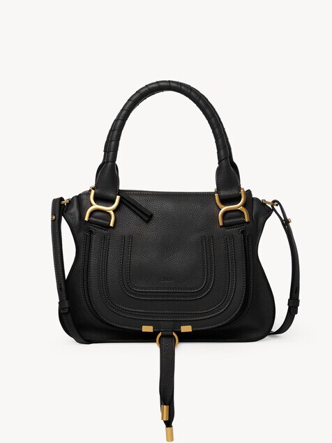 Small Marcie bag in grained leather