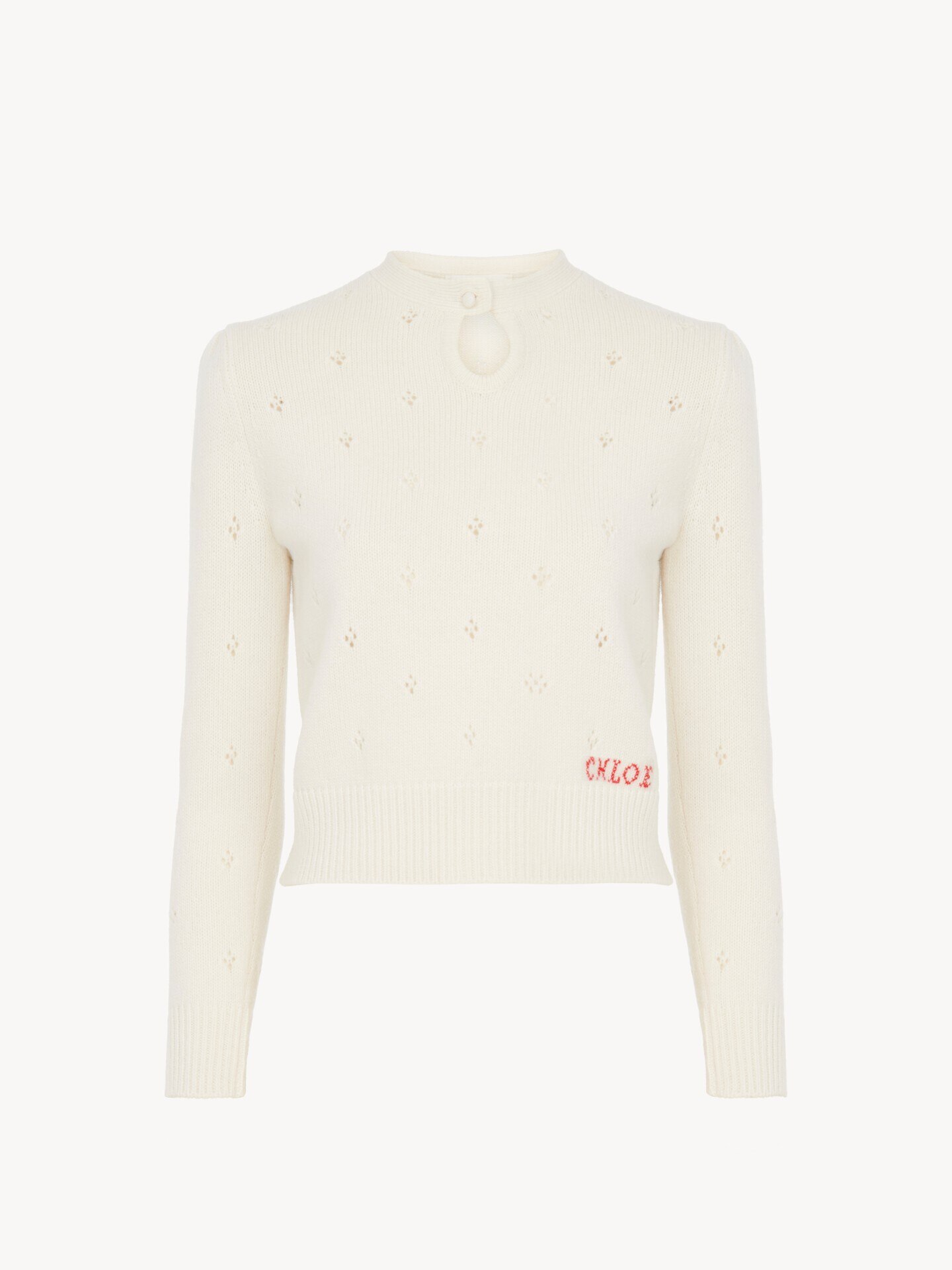 Logo jumper in a wool & cashmere knit - 2