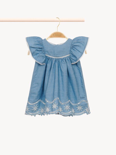 Set de vestido de beb&eacute; y gorro