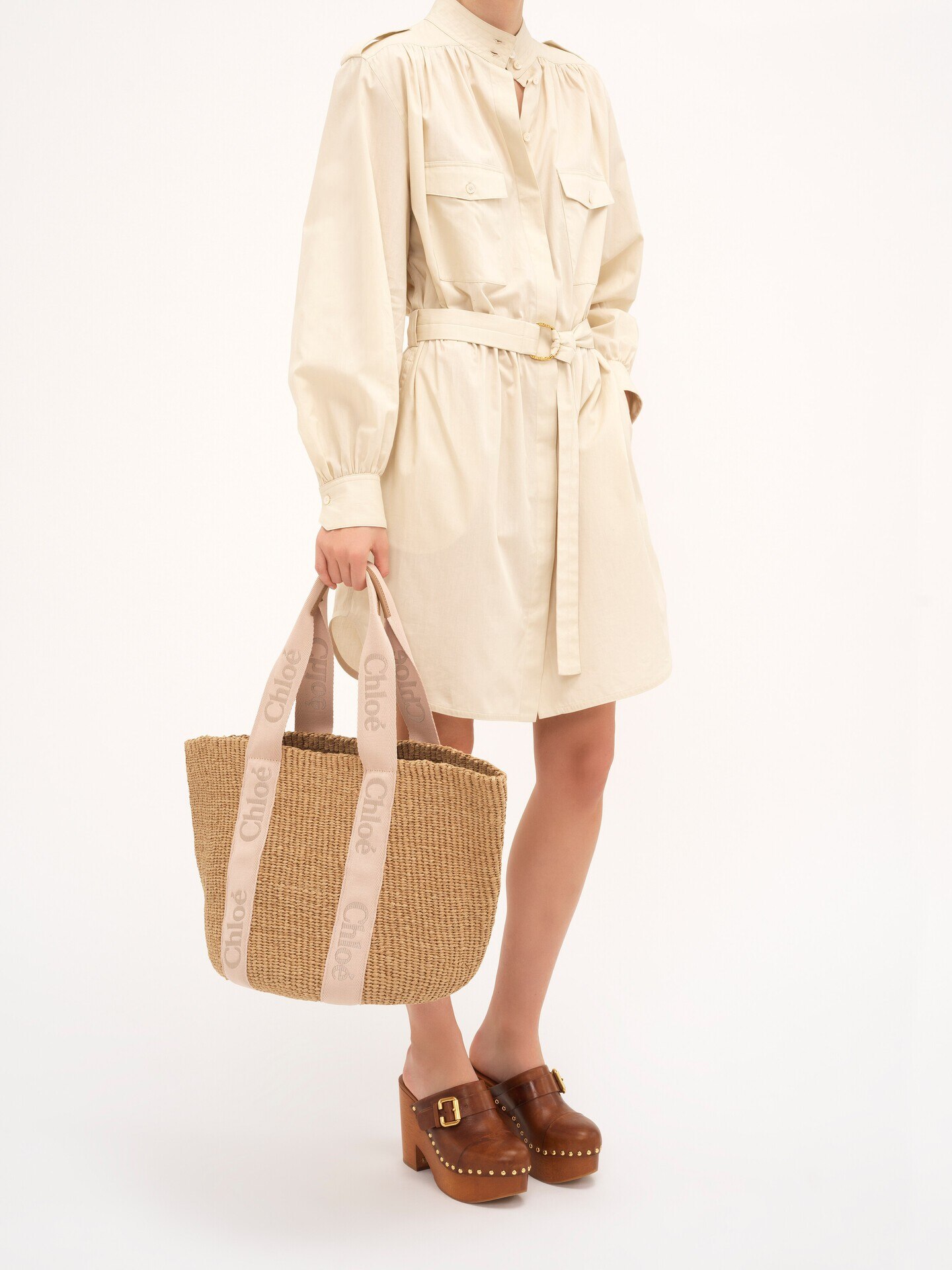 Large Woody basket in natural fibres - 10
