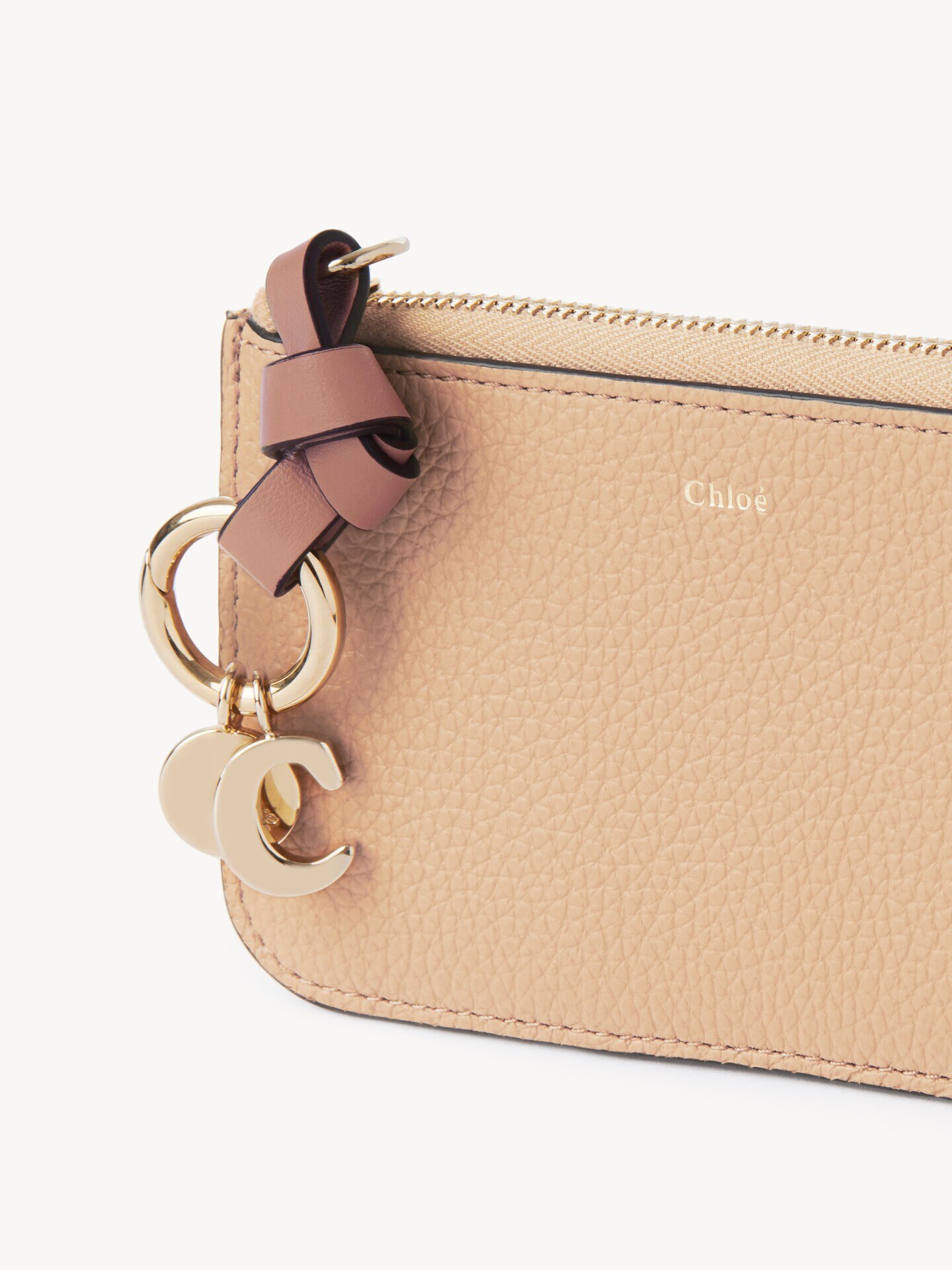 Cartera Alphabet de cuero granulado - 6