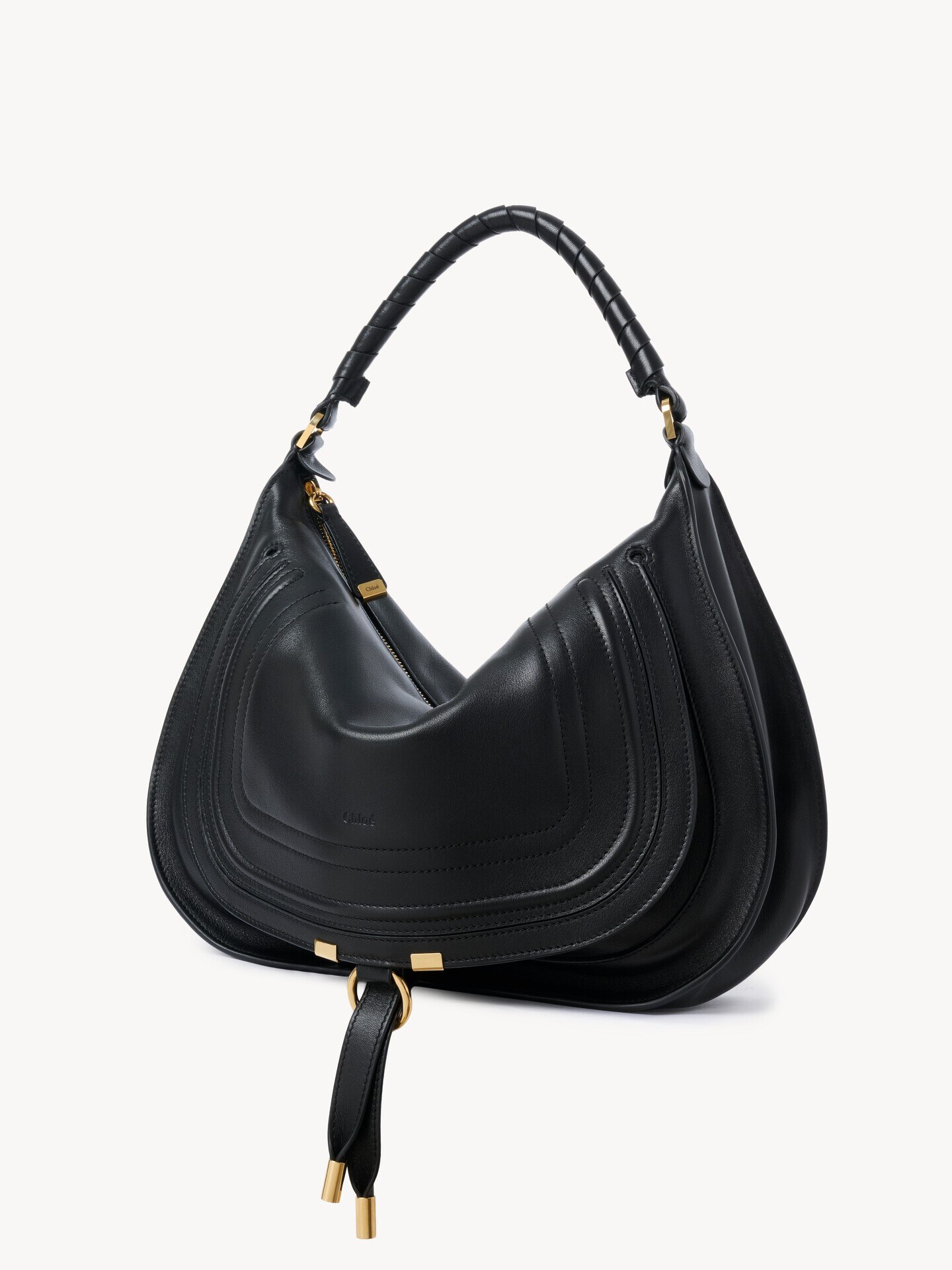 Bolso de hombro Marcie de cuero suave - 6