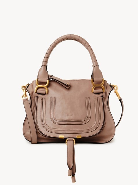 Small Marcie bag in shiny leather