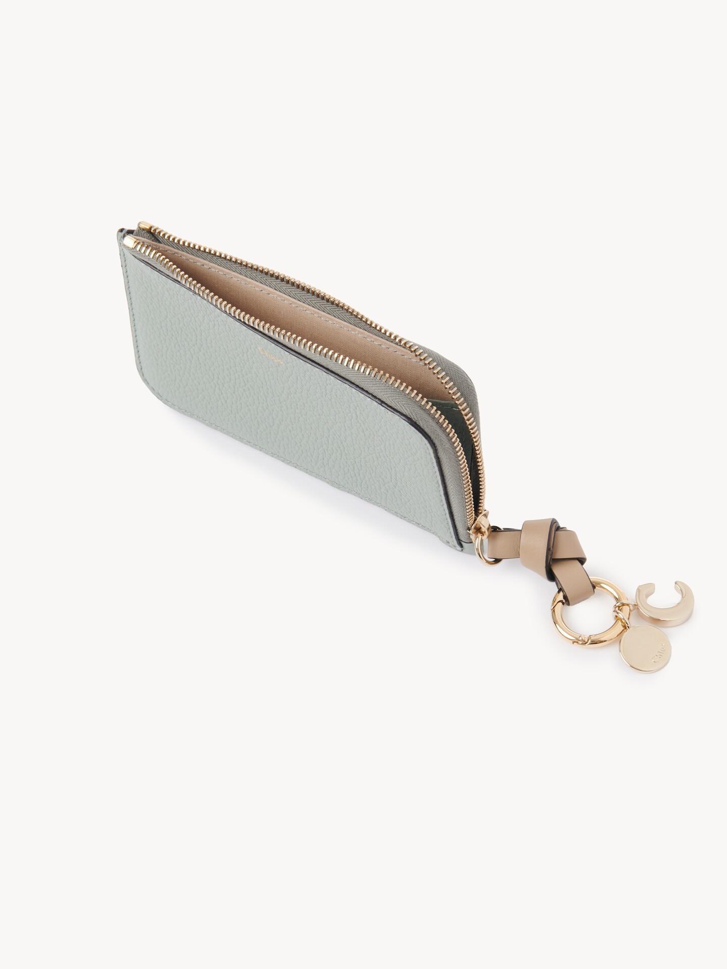 Alphabet purse in grained leather - 5