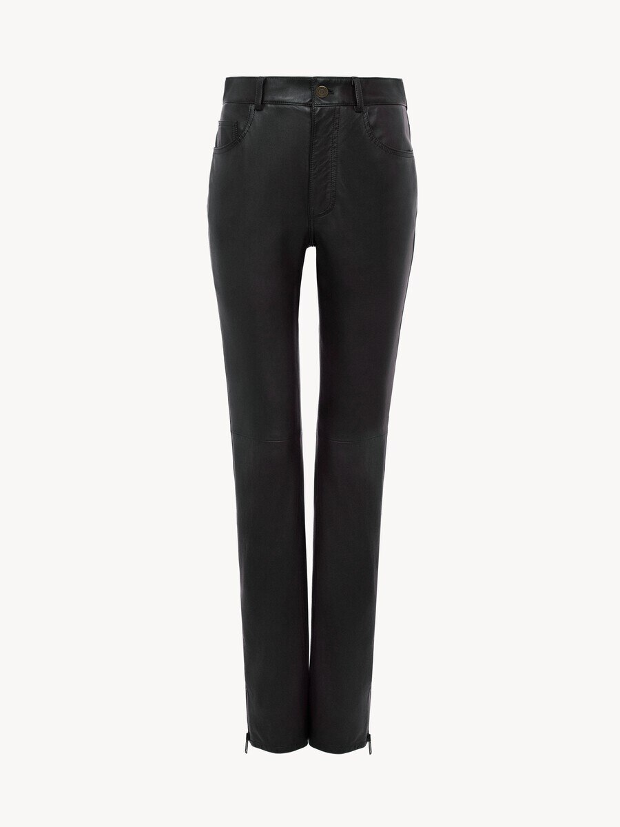Slim pants in leather - 2