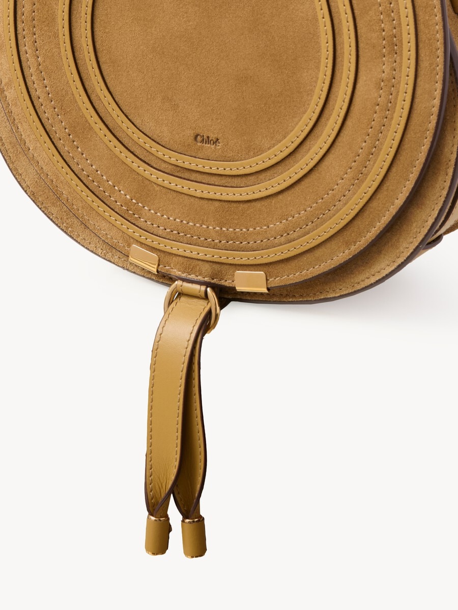 Marcie saddle bag in suede leather - 6