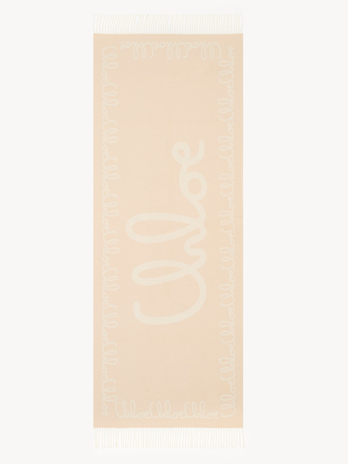 The Chloé Iconic scarf in jacquard wool - 1