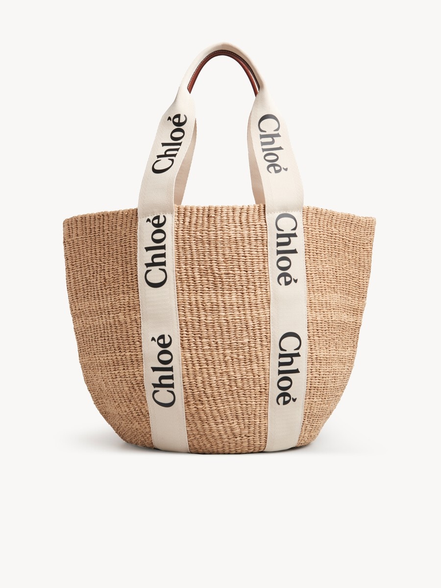 Large Woody basket in natural fibers - 7