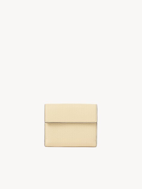 Small Envelope tri-fold in grained leather