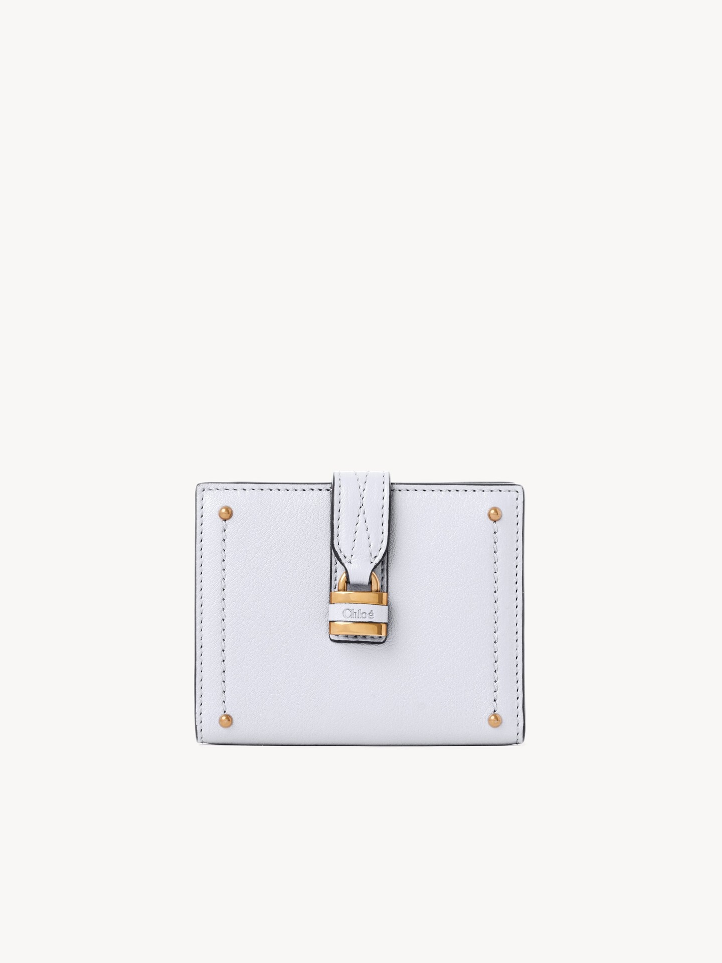 Paddington square wallet in grained leather - 1