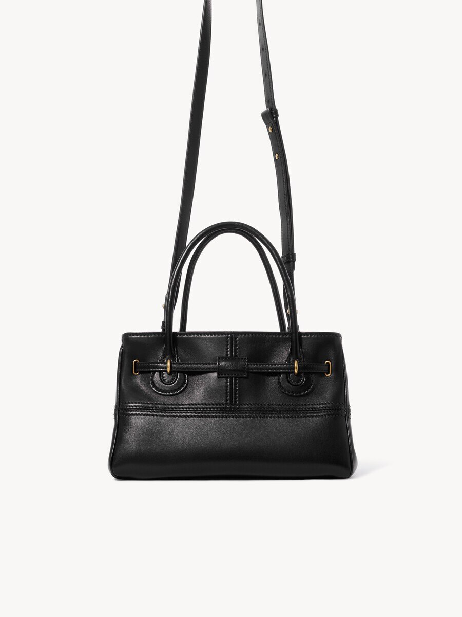Small Paddington Sling top handle bag in soft leather - 6