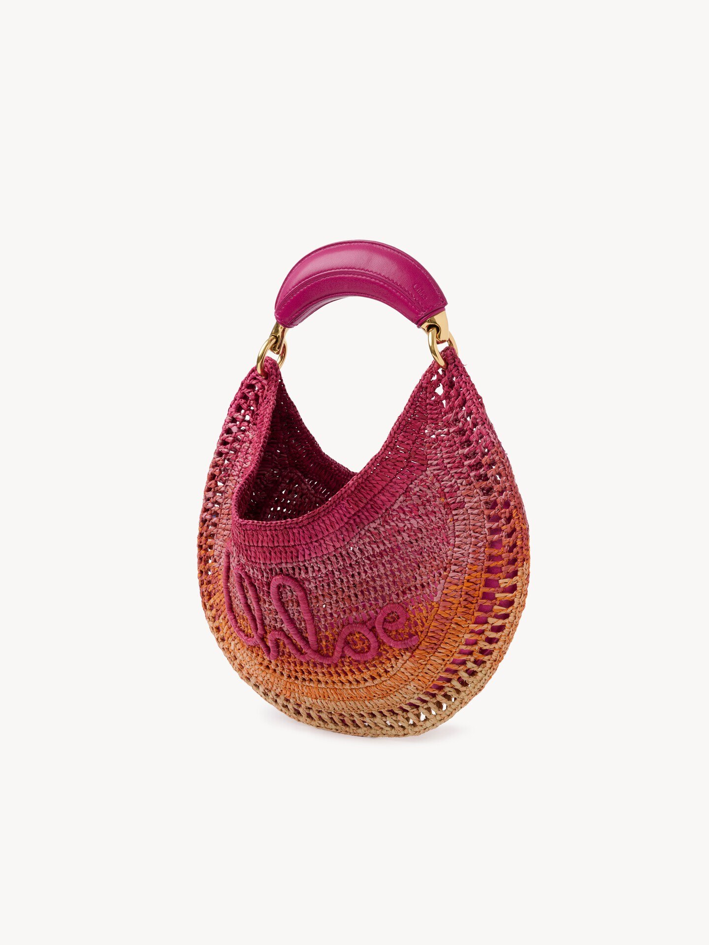Bolso hobo Summer Banana de rafia - 4