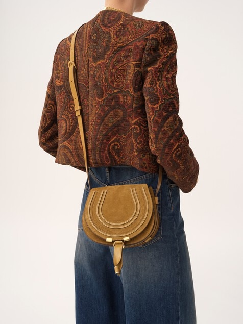 Bolso saddle peque&ntilde;o Marcie de ante