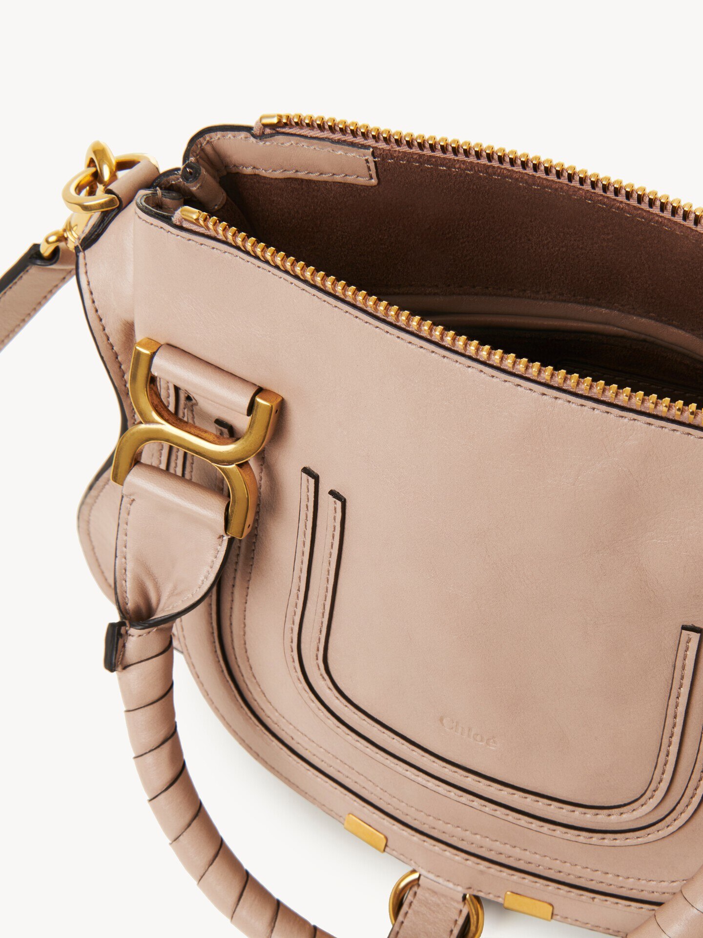 Small Marcie bag in shiny leather - 6
